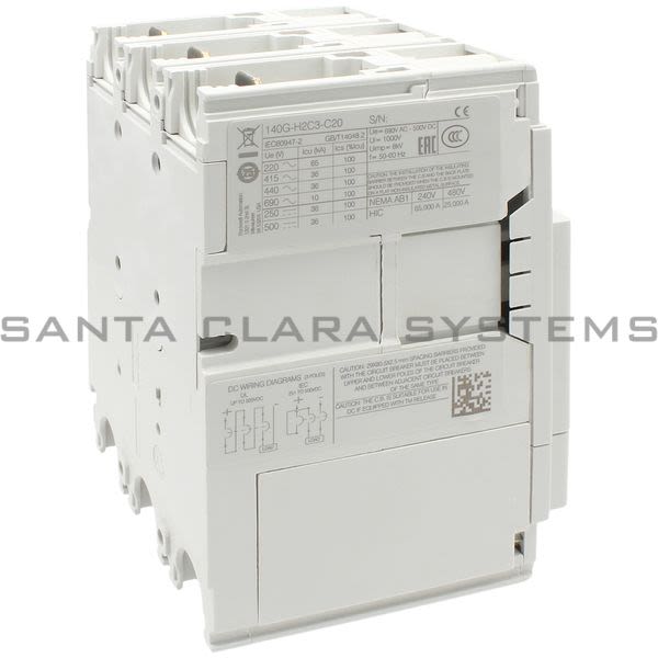 Allen Bradley 140G-H2C3-C20 Molded Case Circuit Breaker | 140G 125A Frame Product Image