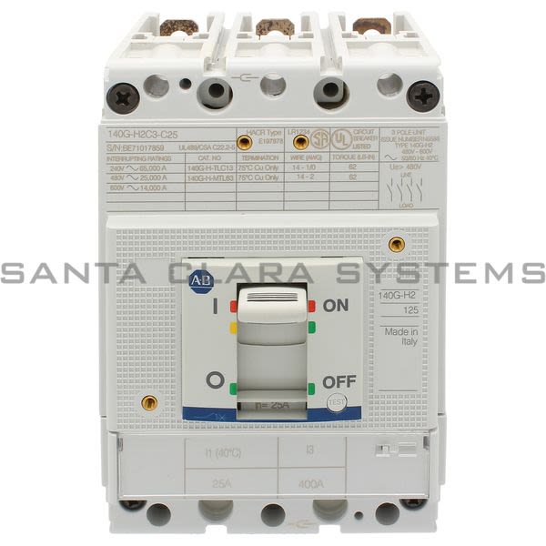 Allen Bradley 140G-H2C3-C25 Circuit Breaker Product Image