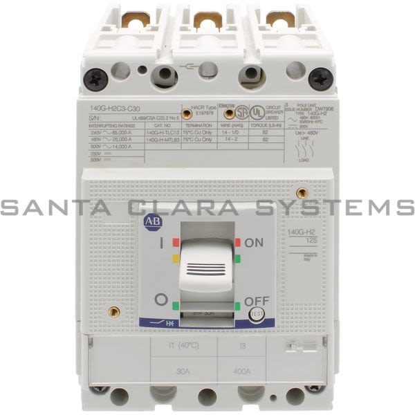 Allen Bradley 140G-H2C3-C30 Circuit Breaker Product Image