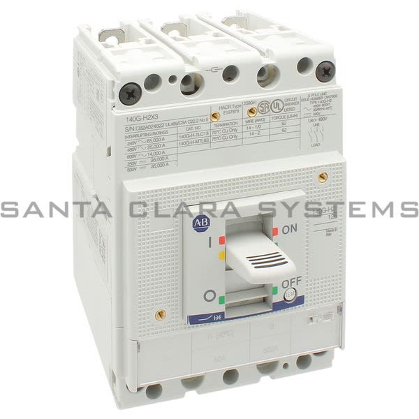 Allen Bradley 140G-H2C3-C50 Circuit Breaker Product Image