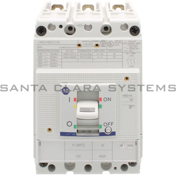 Allen Bradley 140G-H3C3-C15 Circuit Breaker Product Image