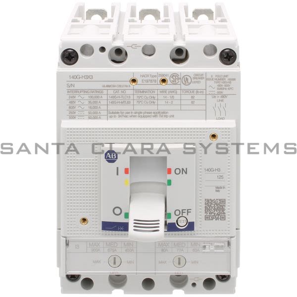 Allen Bradley 140G-H3F3-C90 Circuit Breaker Product Image