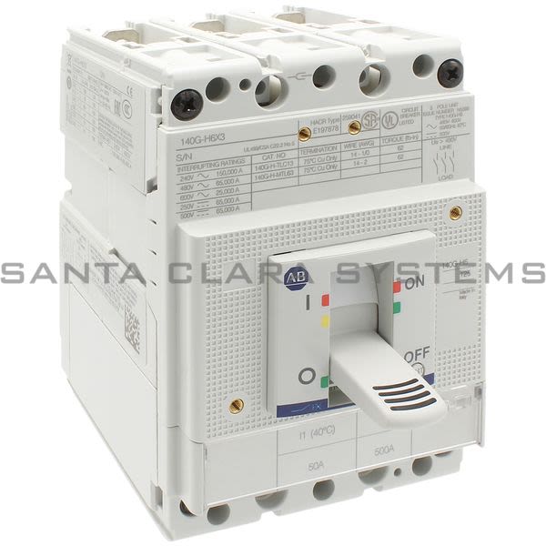 Allen Bradley 140G-H6C3-C50 Circuit Breaker Product Image