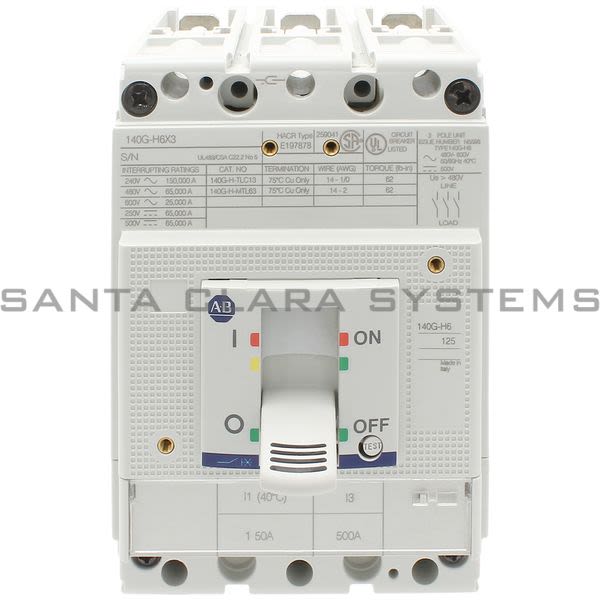 Allen Bradley 140G-H6C3-C50 Circuit Breaker Product Image