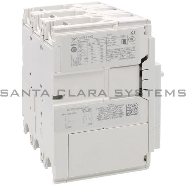 Allen Bradley 140G-H6C3-C60 Molded Case Circuit Breaker | H Frame Product Image