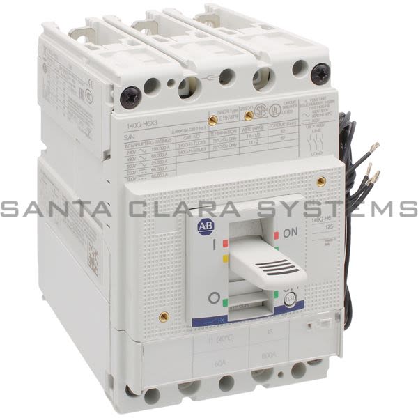 Allen Bradley 140G-H6C3-C60-AA Molded Case Circuit Breaker | H Frame Product Image