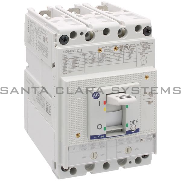 Allen Bradley 140G-H6F3-D12 Circuit Breaker Product Image