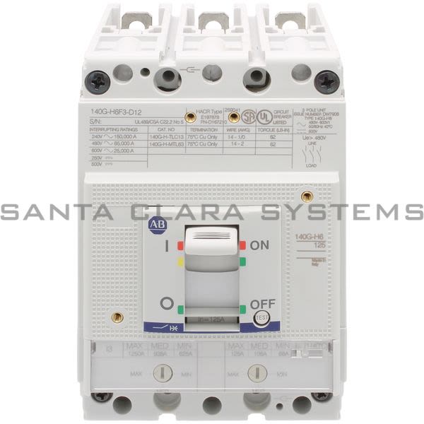 Allen Bradley 140G-H6F3-D12 Circuit Breaker Product Image