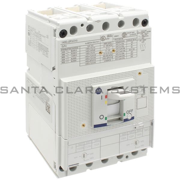 Allen Bradley 140G-J2F3-D15 Molded Case Circuit Breaker Product Image