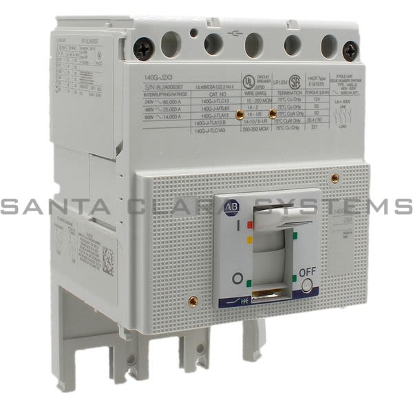 Allen Bradley 140G-J2X3 Molded Case Circuit Breaker Product Image