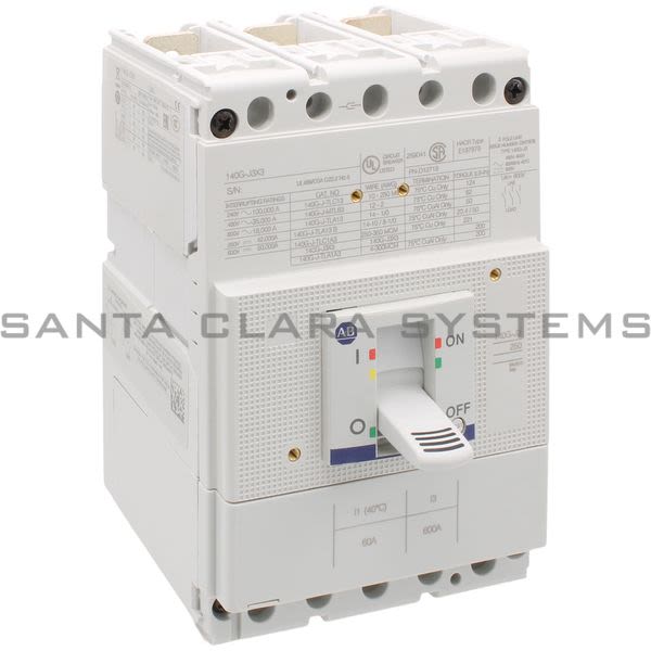 Allen Bradley 140G-J3C3-C60 Molded Case Circuit Breaker Product Image