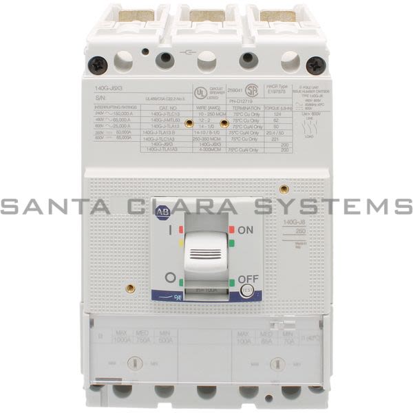 Allen Bradley 140G-J6F3-D10 Circuit Breaker Product Image