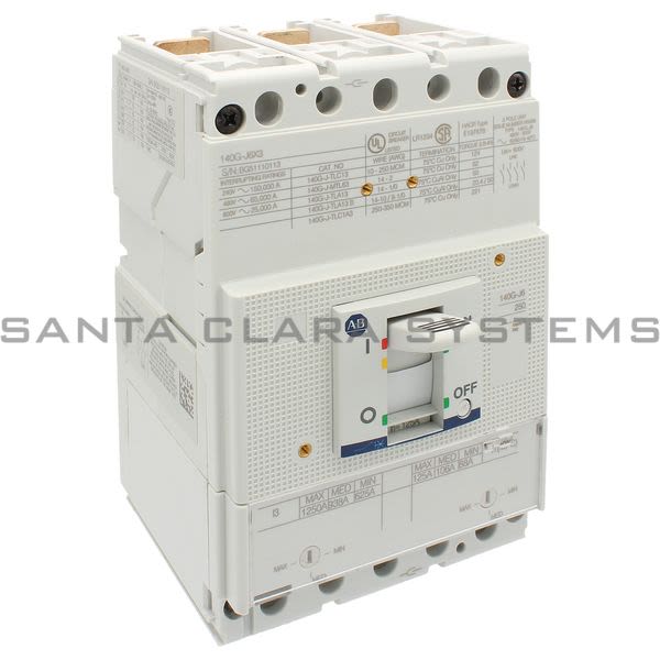 Allen Bradley 140G-J6F3-D12 Molded Case Circuit Breaker Product Image