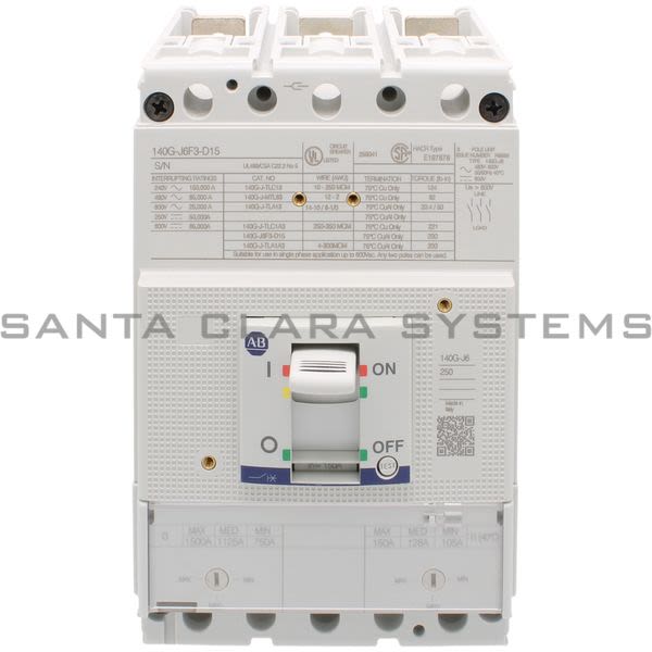 Allen Bradley 140G-J6F3-D15 Circuit Breaker Product Image