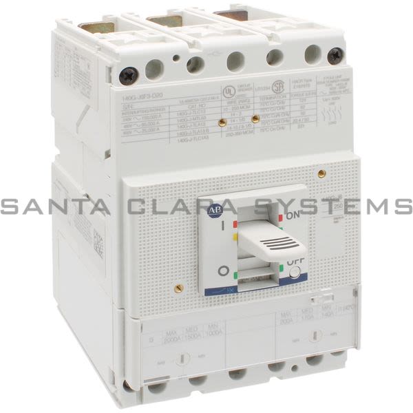 Allen Bradley 140G-J6F3-D20 Circuit Breaker Product Image