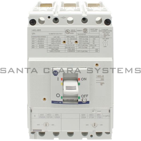 Allen Bradley 140G-J6F3-D25 Circuit Breaker Product Image