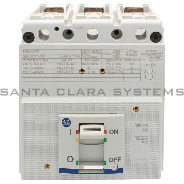 Allen Bradley 140G-J6X3 Circuit Breaker Product Image
