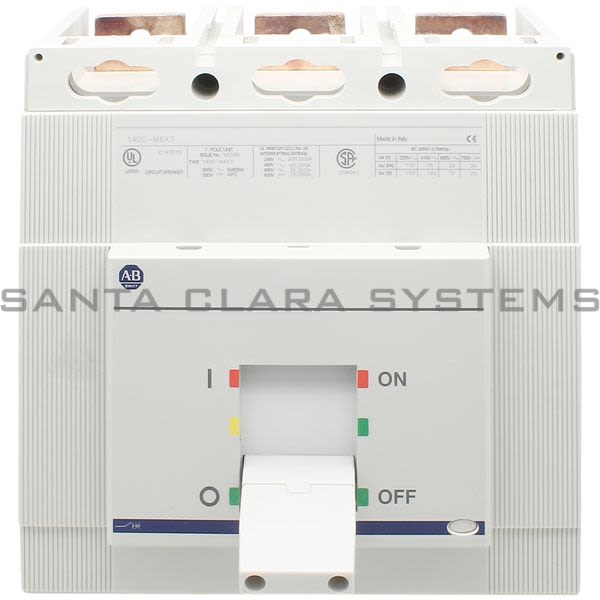 Allen Bradley 140G-M6X3 Molded Case Circuit Breaker Product Image