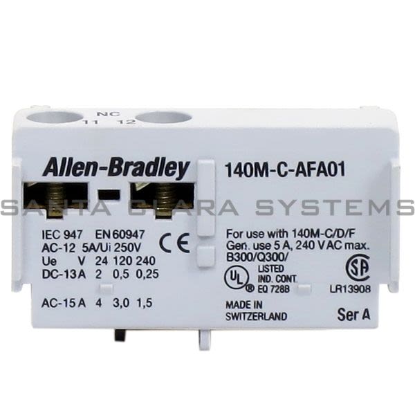 Allen Bradley 140M-C-AFA01 Auxiliary Contact Product Image