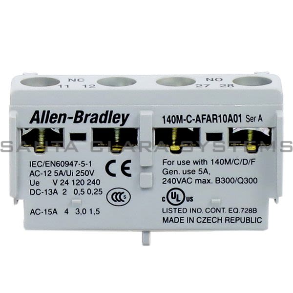 Allen Bradley 140M-C-AFAR10A01 Trip Contact, Front Mounted Product Image