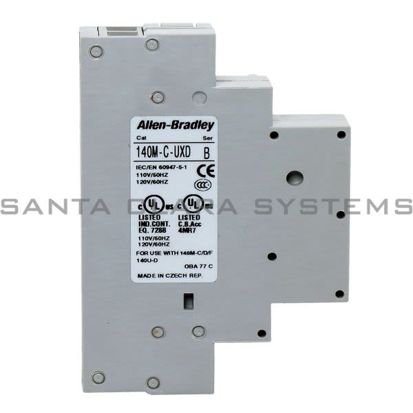 Allen Bradley 140M-C-UXD Undervoltage Trip, Left-Side Mounted, 120V 60Hz Product Image