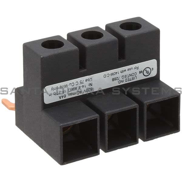 Allen Bradley 140M-C-WTE Terminal Common Link Feeder Product Image