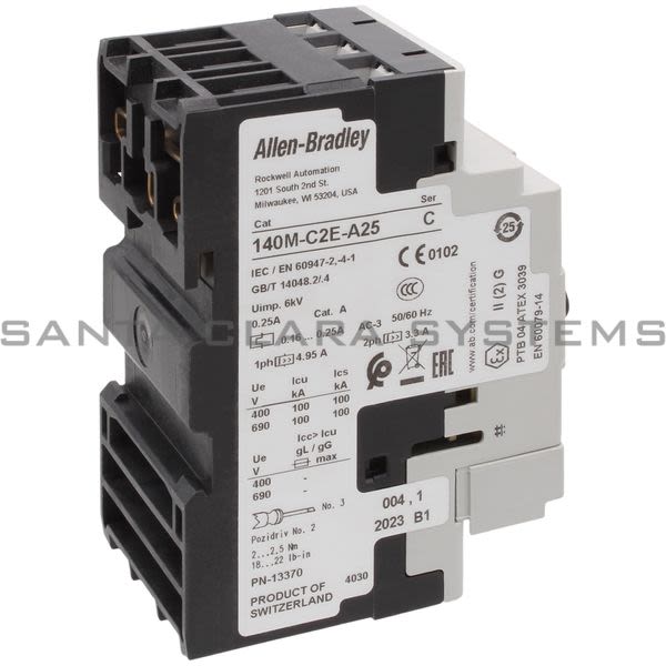 Allen Bradley 140M-C2E-A25-BX Motor Protection Circuit Breaker Product Image