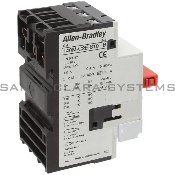 Allen Bradley Motor Protection Circuit Breaker 140MC2EB10CXKY En