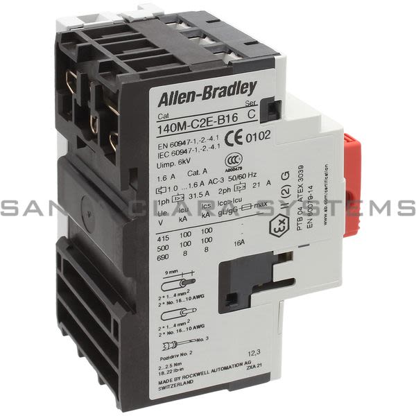 Allen Bradley 140M-C2E-B16-KY Motor Protector Circuit Breaker Product Image