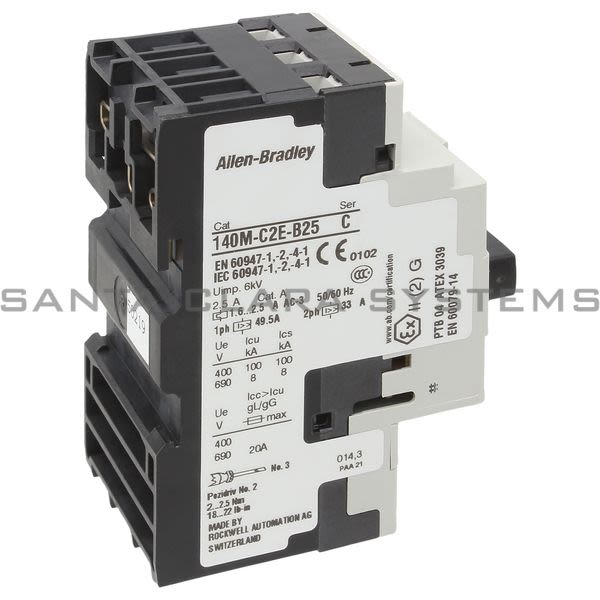 Allen Bradley 140M-C2E-B25-KN Motor Protector Overload Product Image