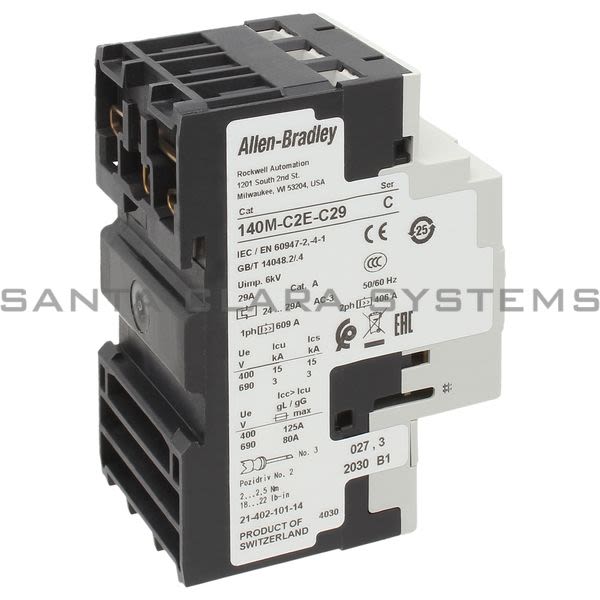 Allen Bradley 140M-C2E-C29 MPCB Standard Magnetic Trip Product Image
