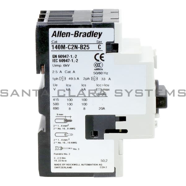 Allen Bradley 140M-C2N-B25 Motor Circuit Protector Product Image