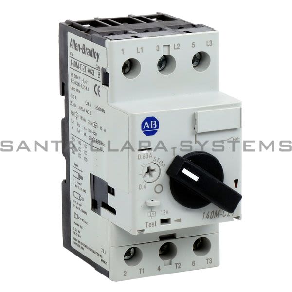 Allen Bradley 140M-C2T-A63 Motor Protection Circuit Breaker Product Image