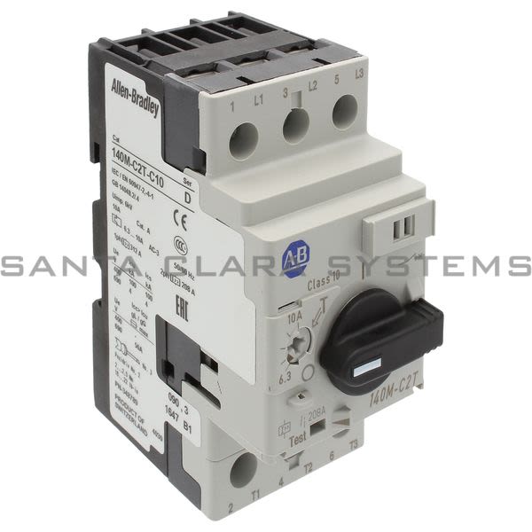 Allen Bradley 140M-C2T-C10 Motor Protection Circuit Breaker Product Image