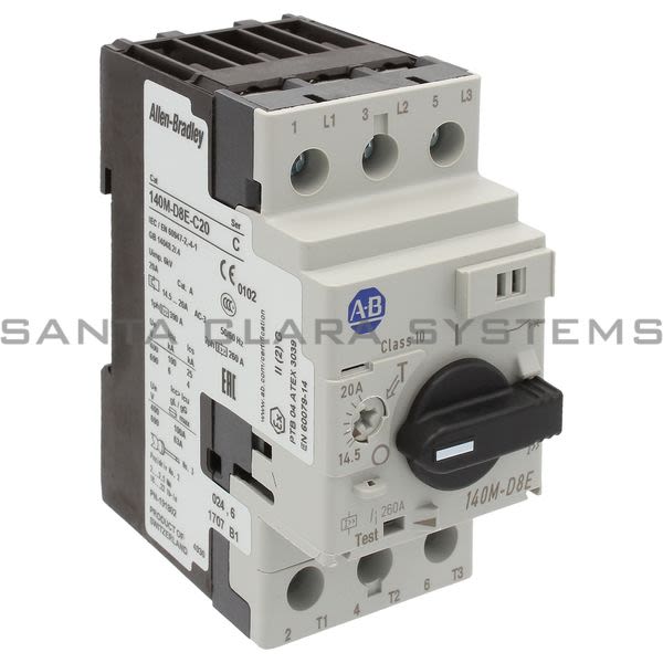 Allen Bradley 140M-D8E-C20 Motor Protection Circuit Breaker Product Image