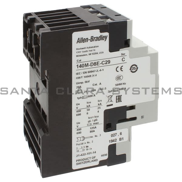 Allen Bradley 140M-D8E-C29 Circuit Breaker Product Image