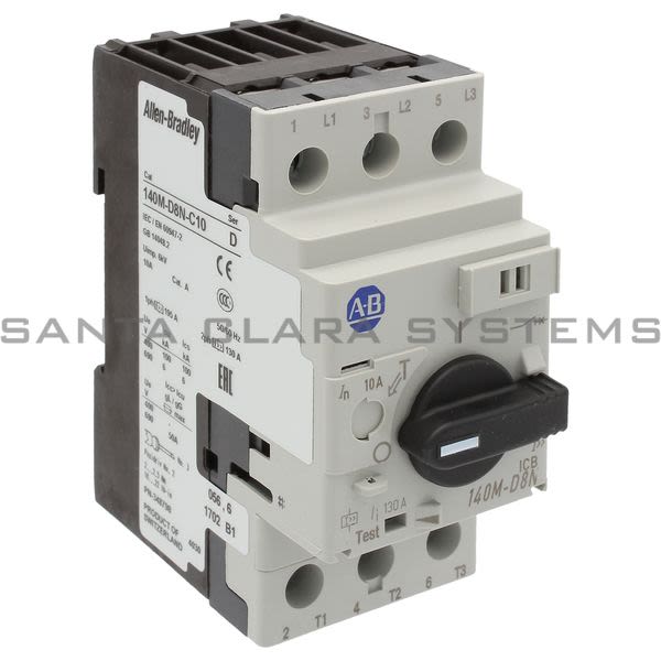 Allen Bradley 140M-D8N-C10 Motor Protection Circuit Breaker Product Image