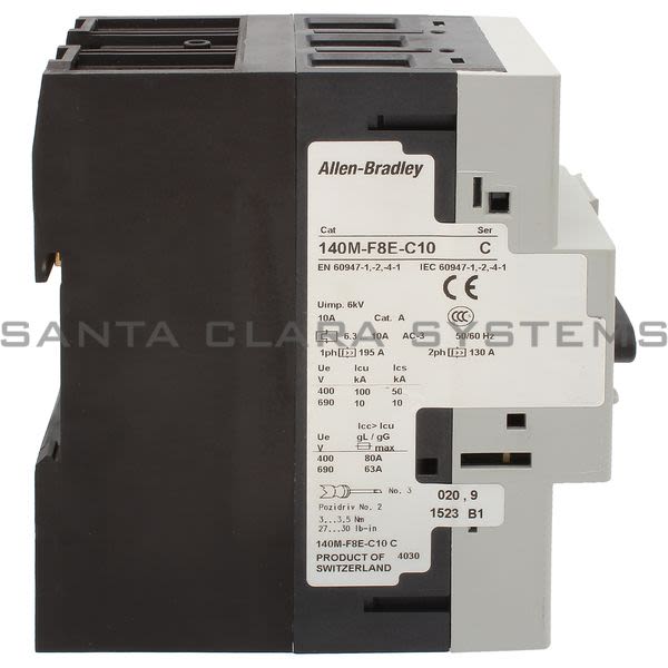 Allen Bradley 140M-F8E-C10 Motor Protection Circuit Breaker Product Image