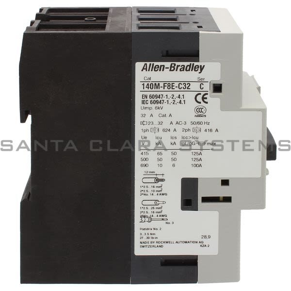 Allen Bradley 140M-F8E-C32  Motor Protection Circuit Breaker Product Image