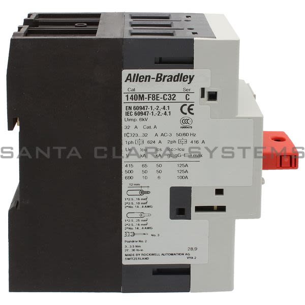 Allen Bradley 140M-F8E-C32-KY  Motor Protector Circuit Breaker Product Image