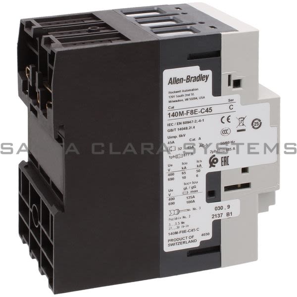 Allen Bradley 140M-F8E-C45-SX  Motor Protection Circuit Breaker Product Image