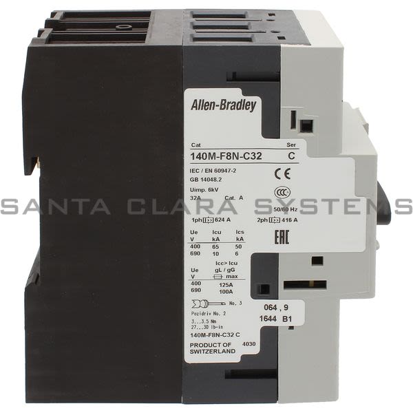 Allen Bradley 140M-F8N-C32 Motor Protection Circuit Breaker Product Image