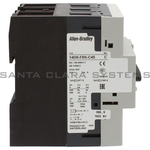 140MF8NC45 Motor Protection Circuit Breaker Allen Bradley In Stock