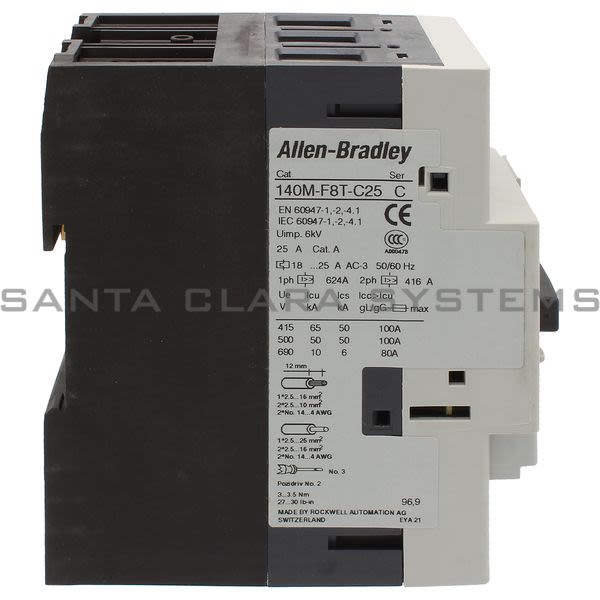 Allen Bradley 140M-F8T-C25-CX Circuit Breaker Product Image