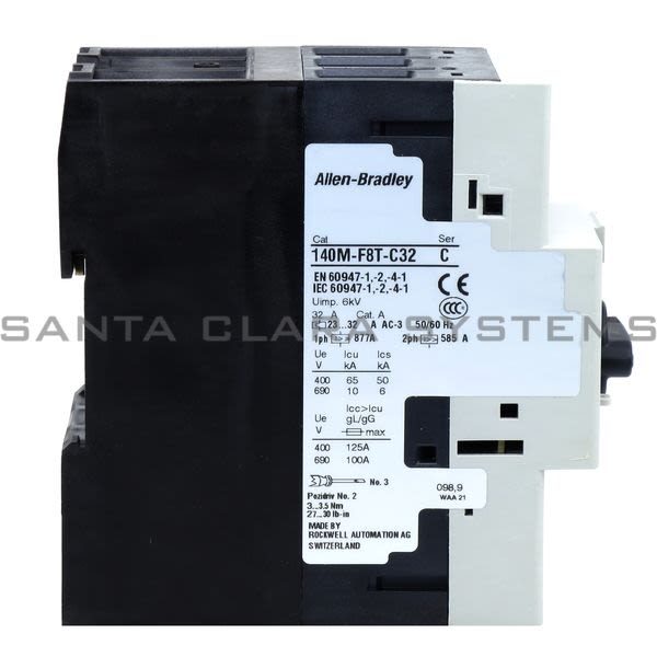 Allen Bradley 140M-F8T-C32 Motor Protector Circuit Breaker Product Image