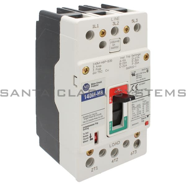 Allen Bradley 140M-H8P-B30 Circuit Breaker Product Image