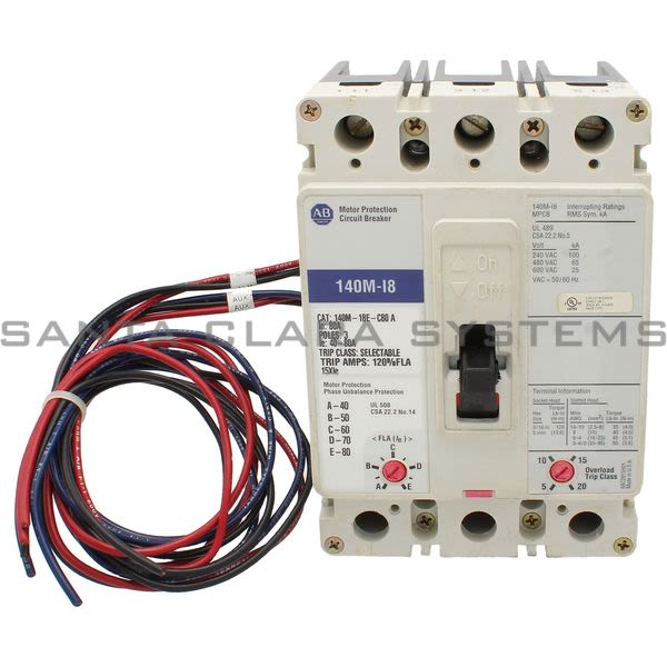 Allen Bradley 140M-I8E-C80-TX Motor Protection Circuit Breaker Product Image