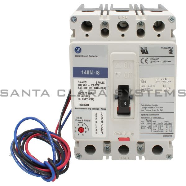 Allen Bradley 140M-I8P-B30S-CX Motor Circuit Protector Product Image