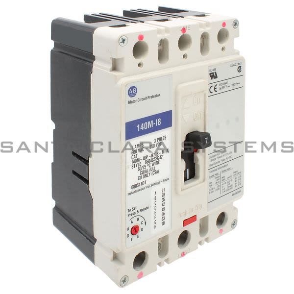 140MI8PB70SM Allen Bradley Motor Protection Circuit Breaker Santa