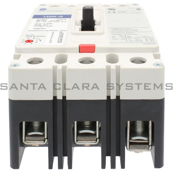 Allen Bradley 140M-I8P-C30S-M Circuit Breaker Product Image